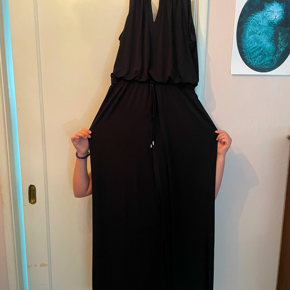 Black jumpsuit size 10 - halter tank style
